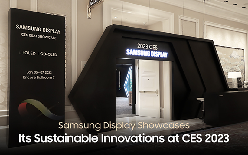 Samsung Display Showcases Its Sustainable Innovations at CES 2023