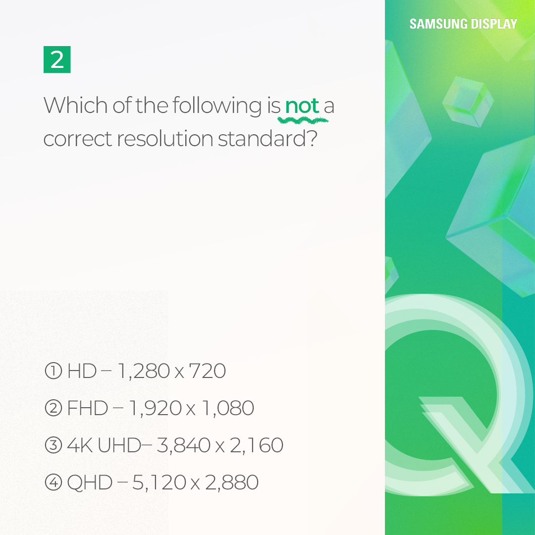 Resolution is a numerical expression of the number of pixels that make up a display screen. It is calculated by multiplying the number of horizontal pixels by the number of vertical pixels, and a higher resolution results in a sharper image.