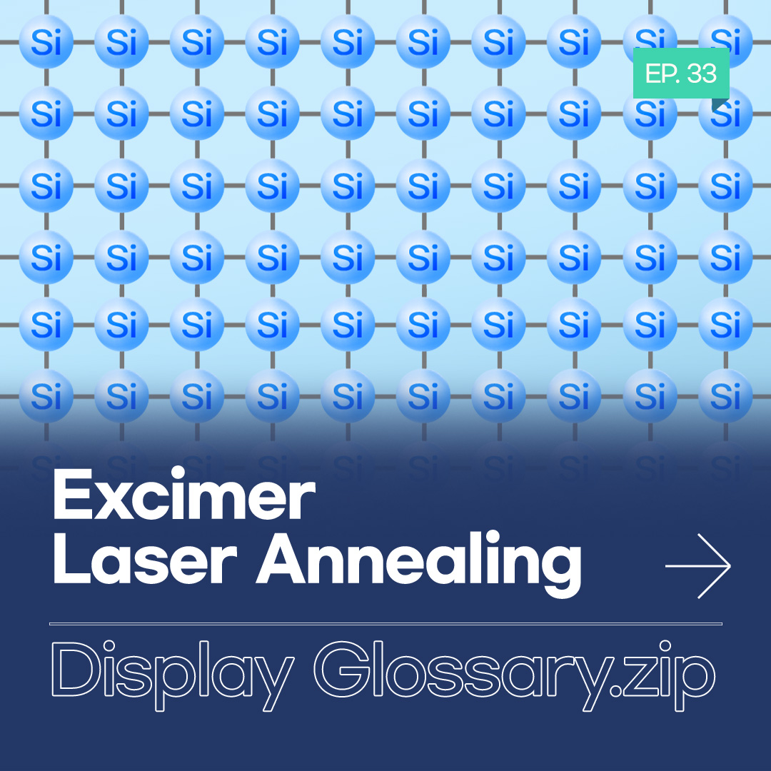 Excimer Laser Annealing (ELA) is a laser process used to convert amorphous silicon (a-Si), the base material for TFTs, into low-temperature polycrystalline silicon (LTPS). In its amorphous state, a-Si has atoms arranged in a disordered manner, making it difficult for electrons to move quickly.  As shown in the illustration, when the excimer laser is projected onto the a-Si layer, the irradiated area absorbs energy and recrystallizes, forming a structured monocrystalline silicon cluster. This process is called Excimer Laser Annealing (ELA).  After undergoing the ELA process, electron mobility increases, thereby improving the performance of TFTs.