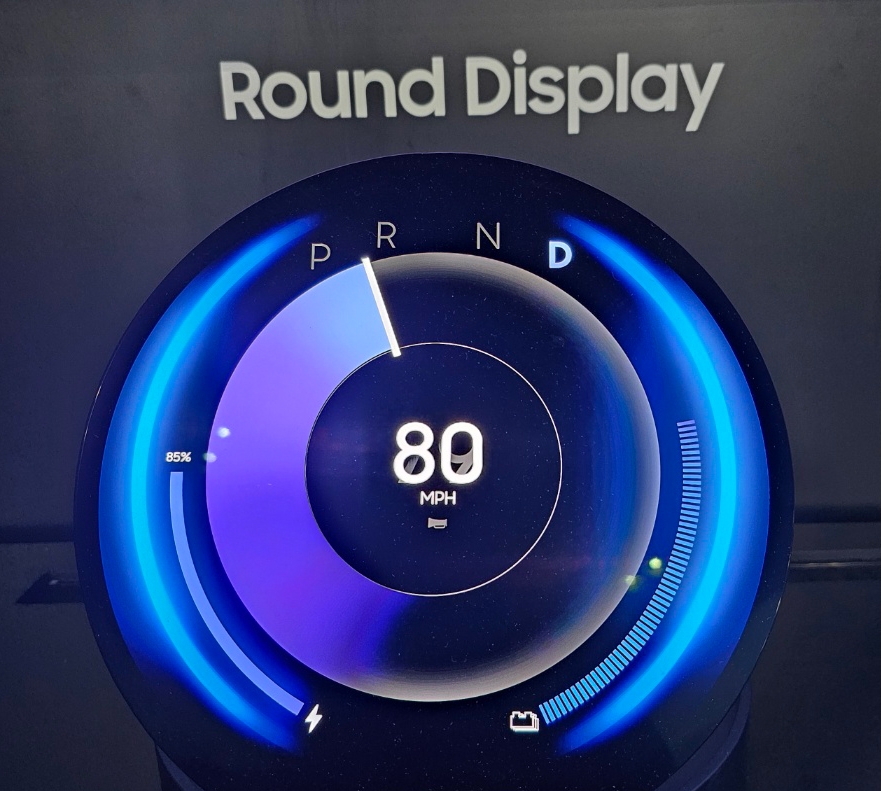 [SID Display Week 2023] OLED EVD™ zone_Round Display