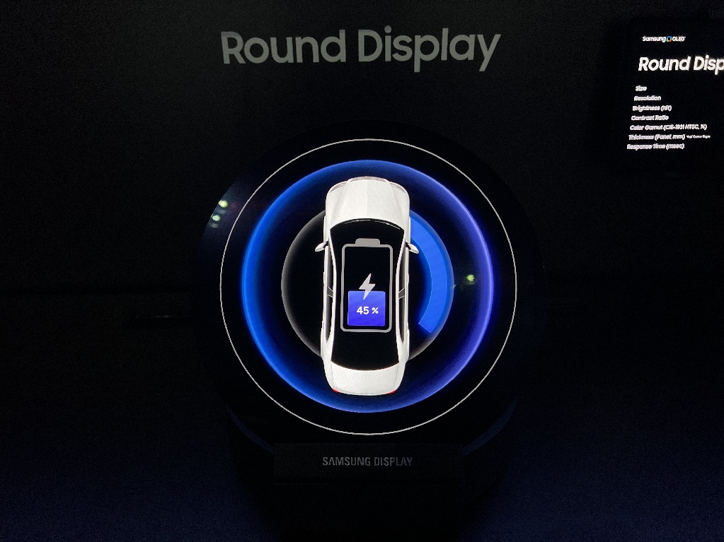 [SID Display Week 2023] OLED EVD™ zone_Round Display