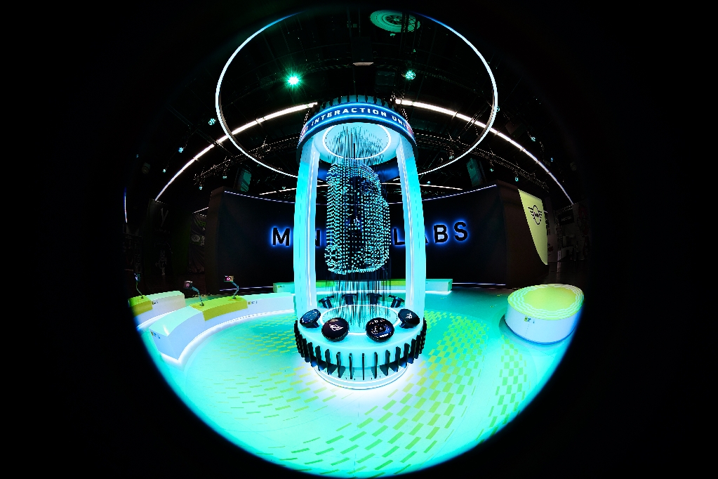 MINI Incubator is featuring Samsung Display's round OLED at Gamescom 2023 (photo by: Stefan Grau)