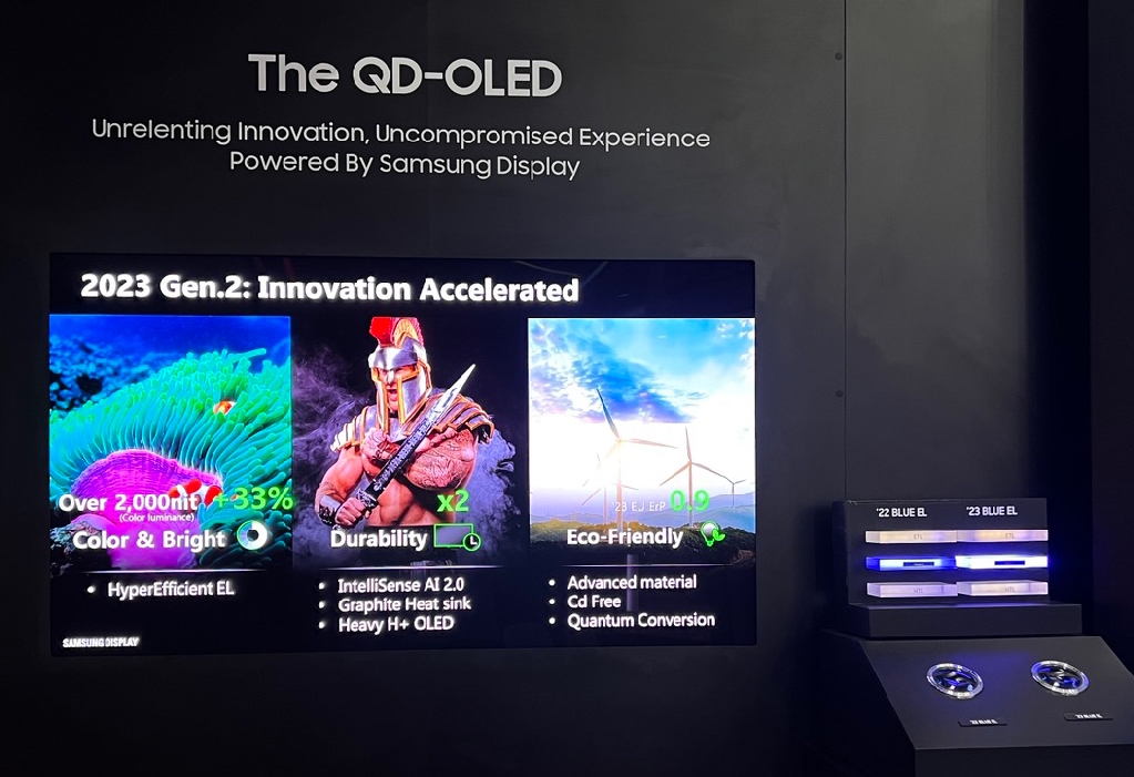 [SID Display Week 2023] QD OLED Zone_hands-on corner