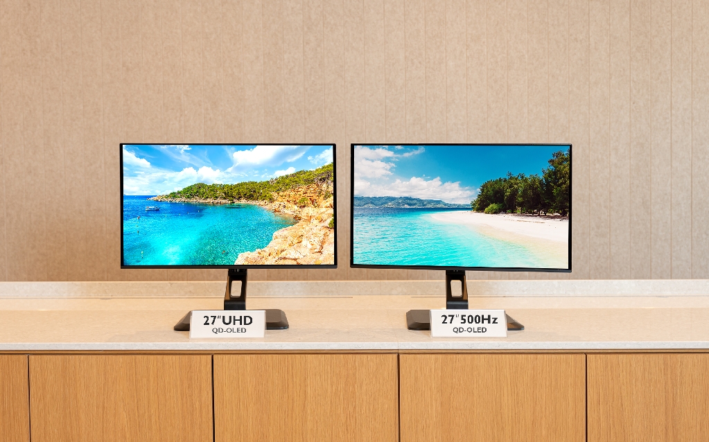 Samsung Display Unveils Pioneering 27-Inch UHD 240 Hz and 500 Hz QD-OLED Panels at CES 2025