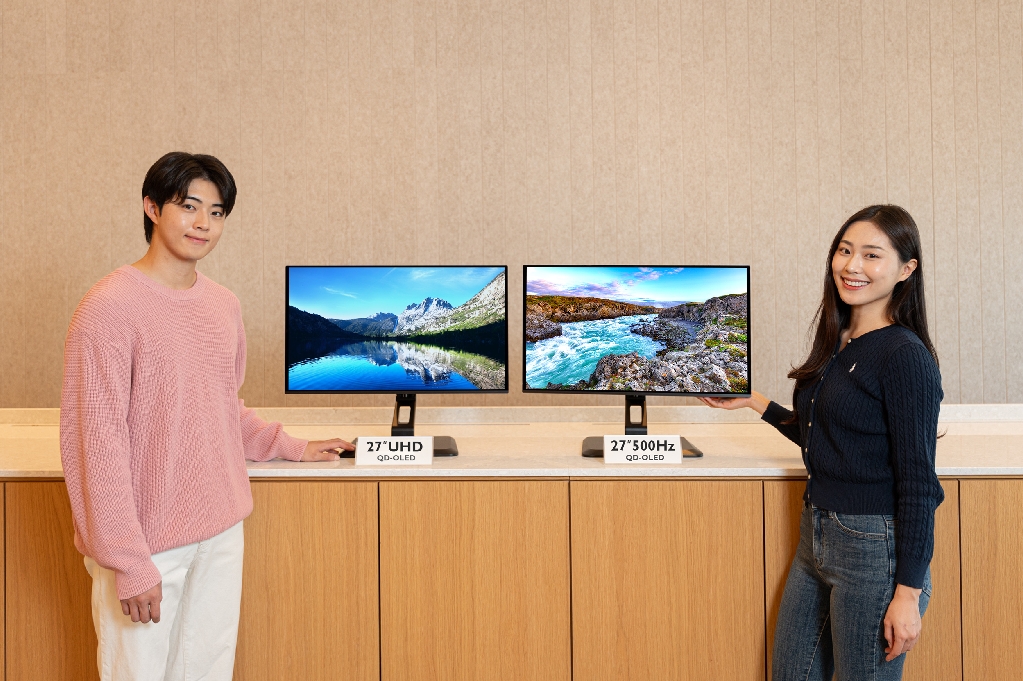 Samsung Display Unveils Pioneering 27-Inch UHD 240 Hz and 500 Hz QD-OLED Panels at CES 2025