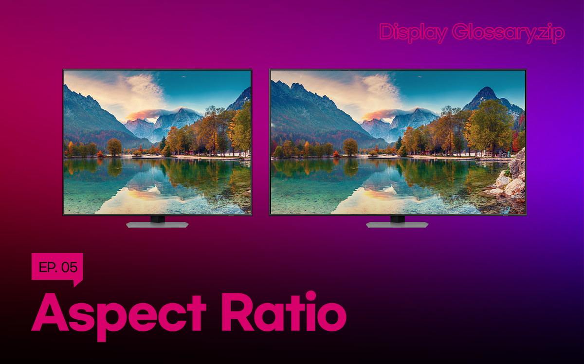 [Display Glossary.zip] EP.05 : Aspect Ratio